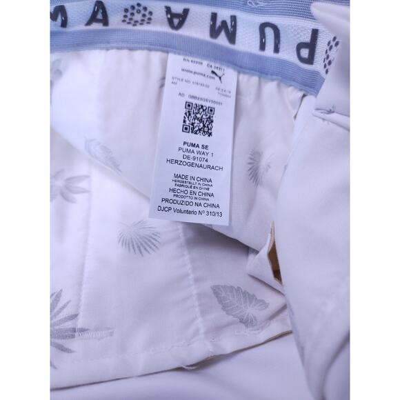 PUMA NWT DryCELL Golf Shorts Men’s 34 White – Moisture Wicking, Performance Fit - Picture 10 of 10